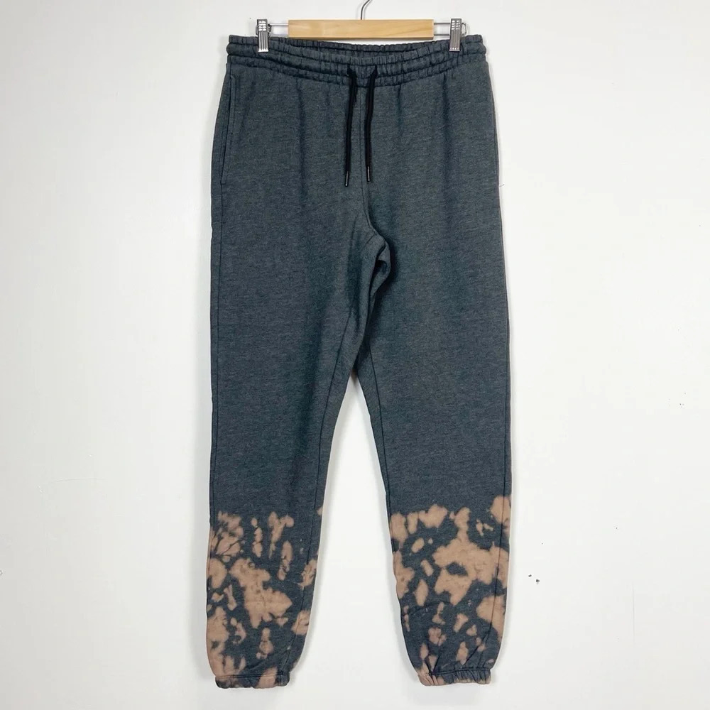 NEW Zella Joggers Sweatpants Mens Medium Gray Atlas Beach Wash NWOT